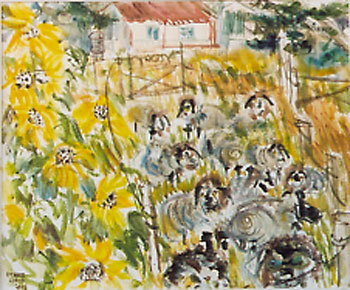 Sunflowers & Sheep, Coromandel II