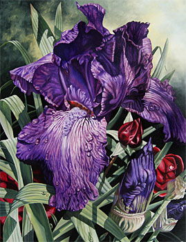 Irises & Roses