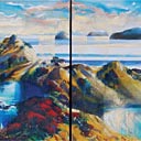 Bay of Islands, Rawhiti Headlands (Diptych)