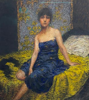 Relative Size: Interior in Blue & Gold