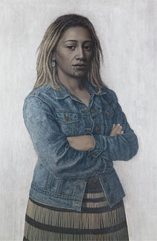Kapa Haka - Portrait of Delphine