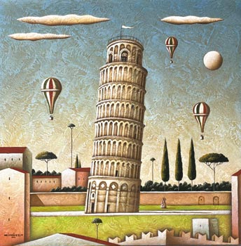 Mongolfiere su Pisa
