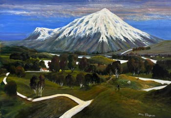 Road to Mount Taranaki