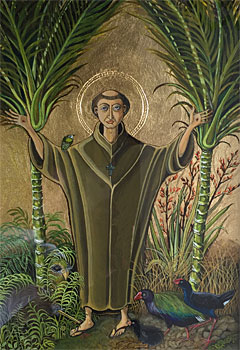 St Francis with Native Birds