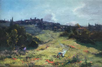 Red Poppies, Lucignano