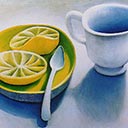 Still Life with Lemons & Mug