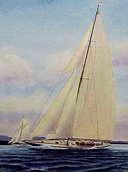 Shamrock on the Solent May 1930