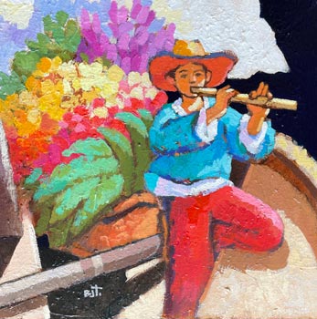 Flute Player - Cargo of Flowers