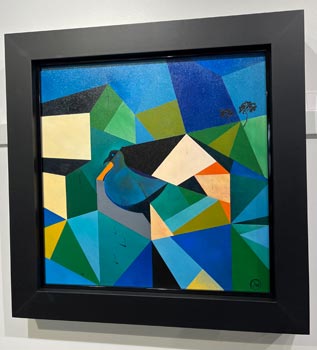 North Island Kokako Cubist