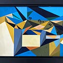 Cubist Facets, Blues & Yellows