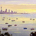 Auckland Harbour Sunset