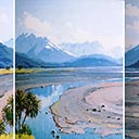 River Flats, Rees Valley - Triptych