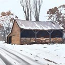 Snow Barn, Crown Range - Arrowtown