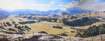 Autumn View from the Foothills of Coronet Peak