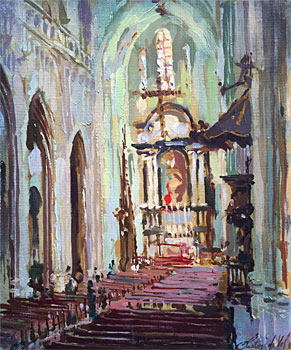 Interior Antwerp Cathedral