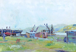 Boatyard Scene