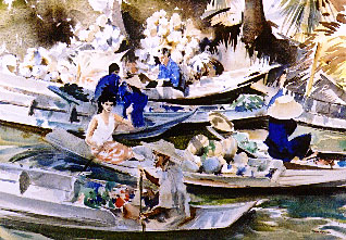 Floating Market, Bangkok 1961