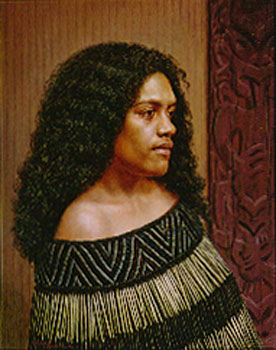 Portrait of a Maori Girl