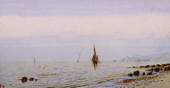 Coastal Scene with Yachts