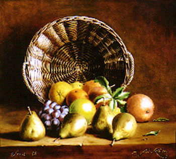 Still Life, Fruit & Basket
