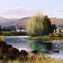 Otago River Scene with Haymakers