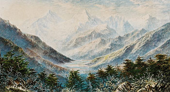 Mt. Ansted, Lake Wakatipu, 1892