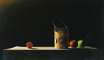 Still Life with Apples & Teapot