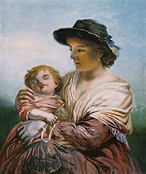 Mother with Sleeping Child