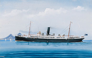 RMS Omrah - Bay of Naples