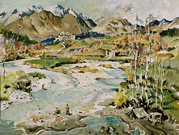 Volturno River, Italy circa 1943