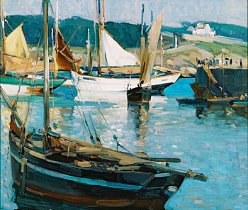 Drying The Sails, Concarneau