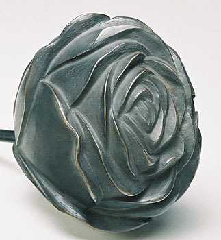 Bronze Rose with Light