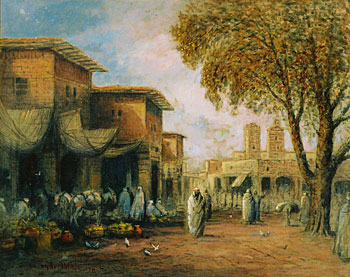 Market Scene, Cairo