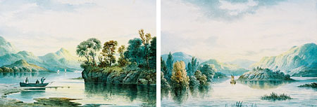 Two Loch Scenes - A Pair