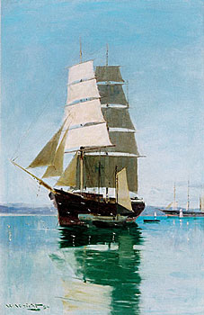 Sailing Vessel at Auckland