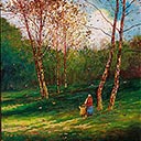 Woman and Child in Landscape