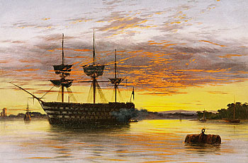 Ships at Sunset