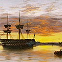 Ships at Sunset