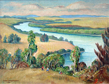A Bend in the Waikato River, At Tuakau
