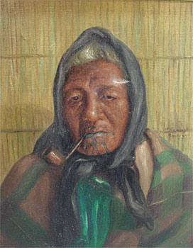 Portrait of a Maori Woman