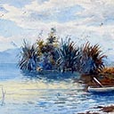 Boat on Shore of Lake