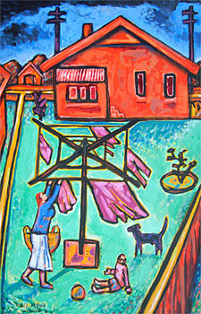 Clothesline Painting No. 12