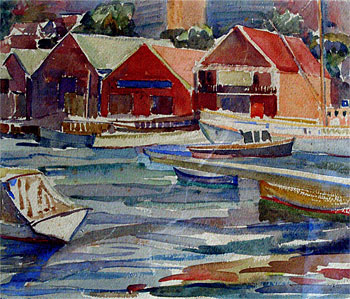 Red Boat Sheds