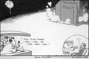 Slow Motion - NZ Herald 11/6/1987