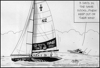 Three Days in the Same Socks . . . Phew !   - NZ Herald  22/4/1995