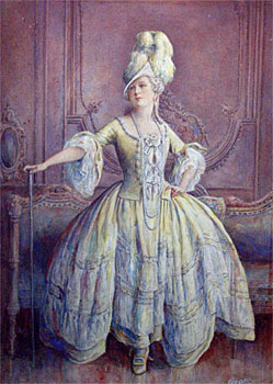 Lady in Evening Dress