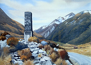 Memorial Cairn, Arthurs Pass