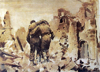 Wounded at Cassino
