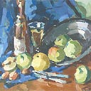 Green Apples and Fruit Dish