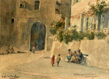 Entrance to Old Town, Bordighera